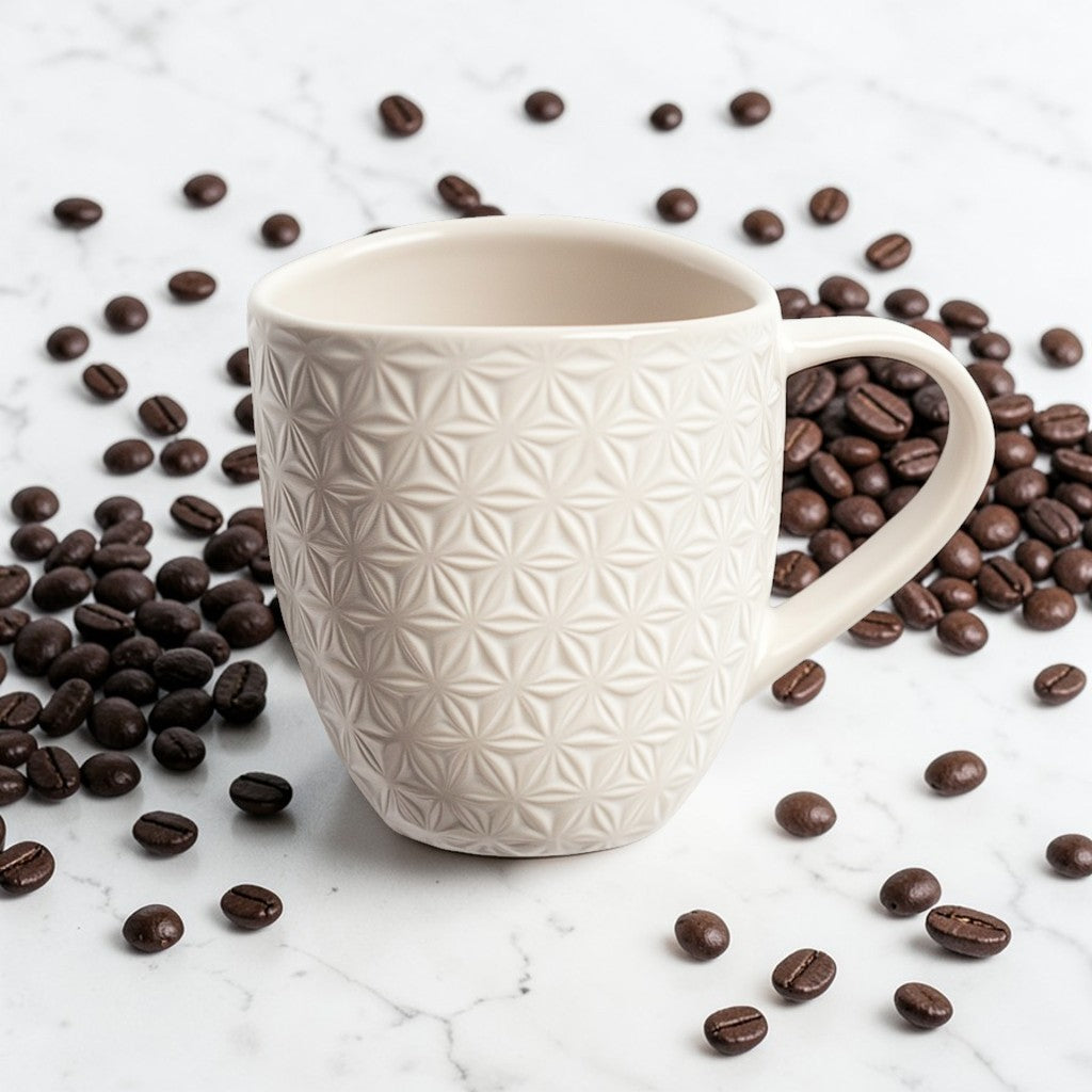 Xovux Embossed Art Ceramic Mug